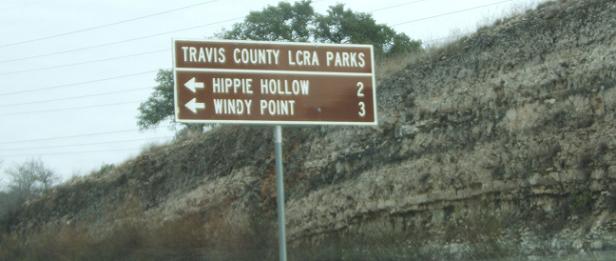 Hippie hollow and windy point parks austin texas