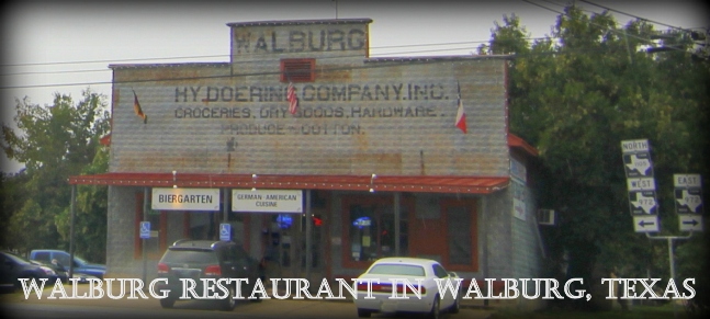 Walburg restaurant