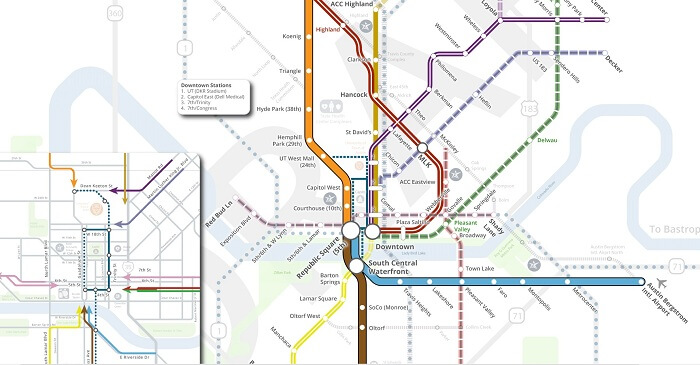 Capital Metro Map Project Connect 